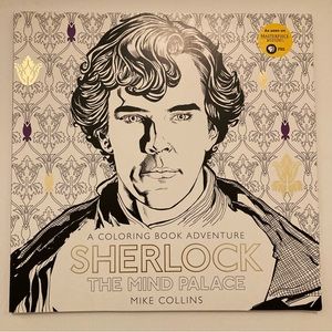 RARE Sherlock The Mind Palace An Adult Coloring Book Adventure By Mike Collins